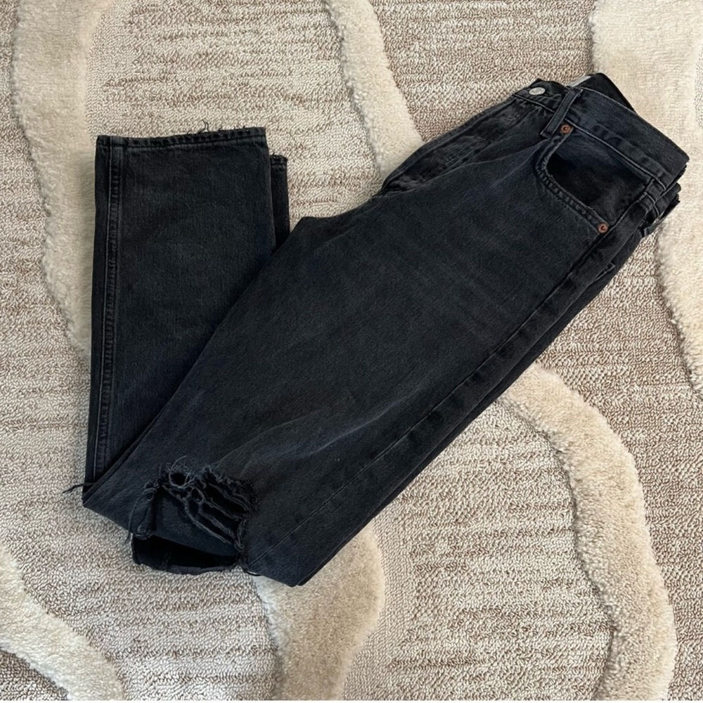 Agolde 90s Pinch Waist in black - Picture 4 of 5